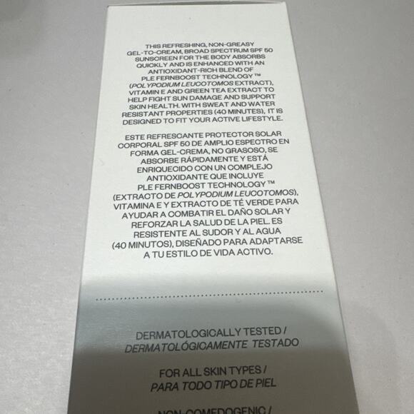 Toty Solaria Body SPF 50 Sunscreen NIB Antioxidant Gel To Cream 5 oz - Picture 3 of 5